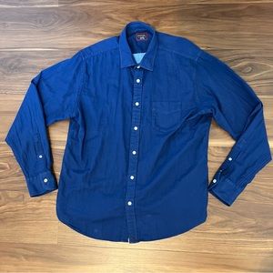UNTUCKit men’s royal blue button down shirt XLarge